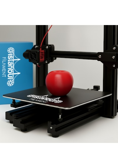 İstanbul Filament 3d Baskı Pla Filament Kırmızı Renk 1 Kg Ø 1,75mm 0,05 Mm Bambu Lab Uyumlu 1.75mm