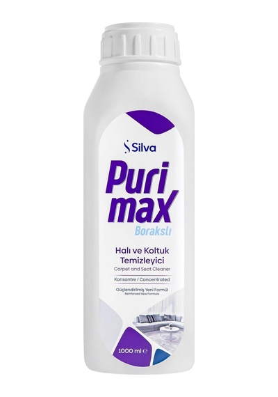 Purimax Halı Ve Koltuk Temizleyici 1000 Ml, Borakslı Konsantre Halı Şampuanı, Leke Ve Koku Giderici, Halı Yıkama Diğer