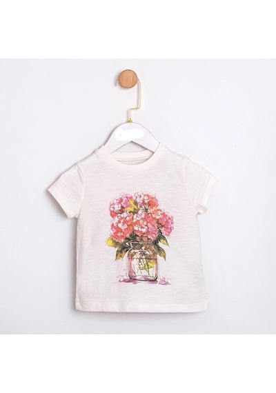 Ministok Butterfly Kız Çocuk Ceket Tütü Etek T-shirt 3'lü Takım Pembe