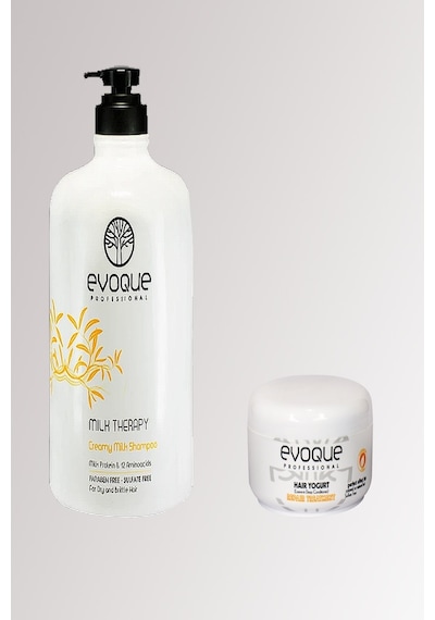 Evoque Professional Smart Keratin Şampuan 1 L + Milk Therapy Yoğurt 500 ML