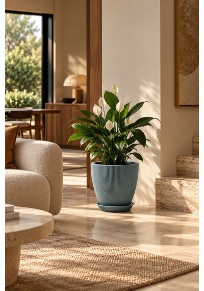 Bostann Dekoratif Saksı - Botonıa 010 - 13l - Gri 13 Lt