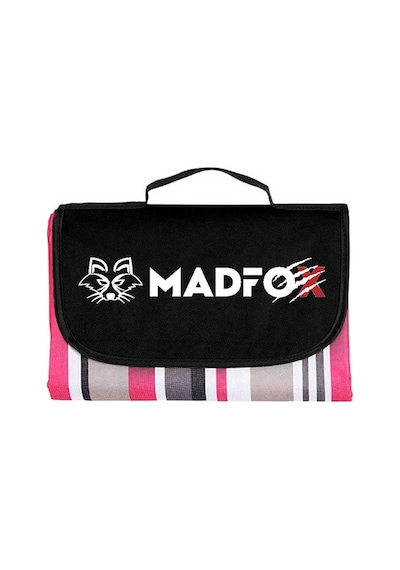 Madfox Skyloft Su Gecirmez Piknik Kamp Örtüsü Red Stripe Çok Renkli