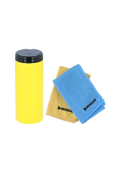 Dunlop Dun102 Araç Temizlik Seti 2 Adet Mikrofiber Bez 35x35 Cm 250 G/m² + 40 Adet Temizleme Mendili