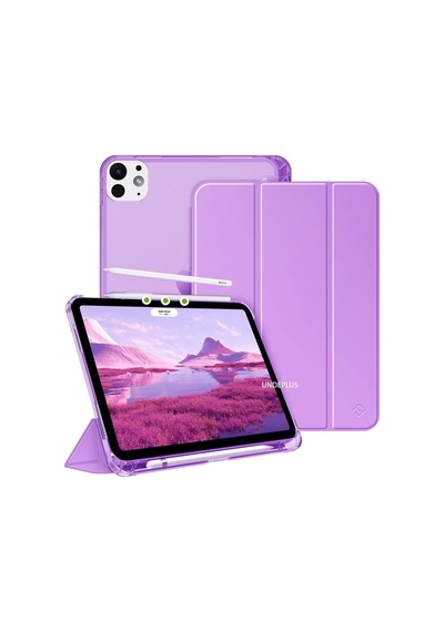 İpad Pro 11 3./4. Nesil M2 İle Uyumlu Kılıf Flip Cover Kalem Bölmeli Pc Case 2020-2022 Lila