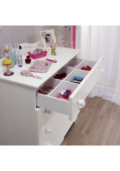 Meltem Kids Classy Beyaz Genç Odası Şifonyer