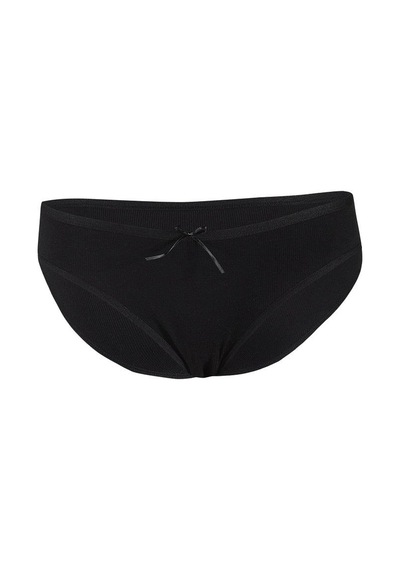 6 Adet Yıldız Bayan Likralı Kaşkorse Bikini Külot Siyah 3552 Siyah
