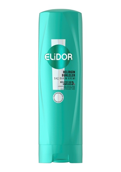 Elidor Saç Kremi 350 Ml Belirgin Bukleler Elektriklenmeyen Yumuşak Bukleler Tarı