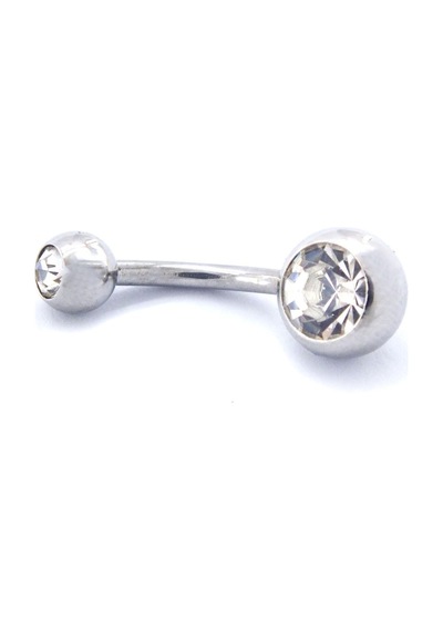 Ferizz 316l Çelik Zirkon Taşlı Klasik Piercing Prc-107