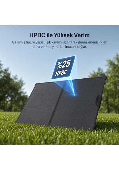 Bix 100w Taşınabilir Katlanabilir Solar Şarj Paneli Usb-a Type-c Dc Çıkışlı Power Station Uyumlu Kamp Karavan Güneş Paneli Outdoor Konnektör Kit Dahil