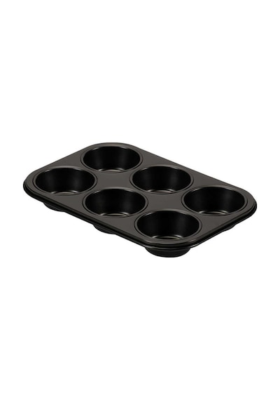 Guardini Gardenia 6'lı Muffin Kalıbı Siyah