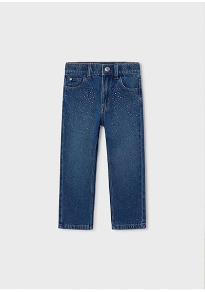 Mayoral Kış Sezon Kız Çocuk Denim Pantolon - Mavi