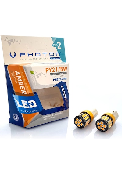 Photon P21W Amber (Turuncu) Exclusive Serisi Ph7219 Na
