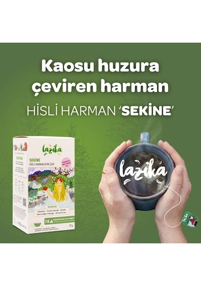 3'lü Set Sakinlik Çayı Hisli Harman Sekine 3 18 Adet