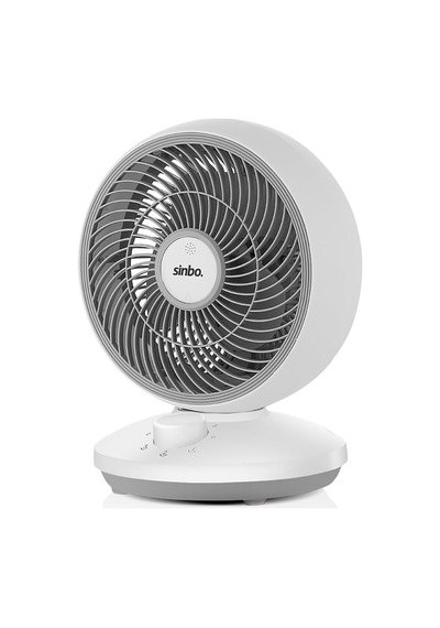 Sinbo Sf-7701 Masaüstü Fan 3 Kademeli Hız, Kompakt Tasarım, 25w Enerji Tasarruflu Motor, 90 Ayarlanabilir Baş