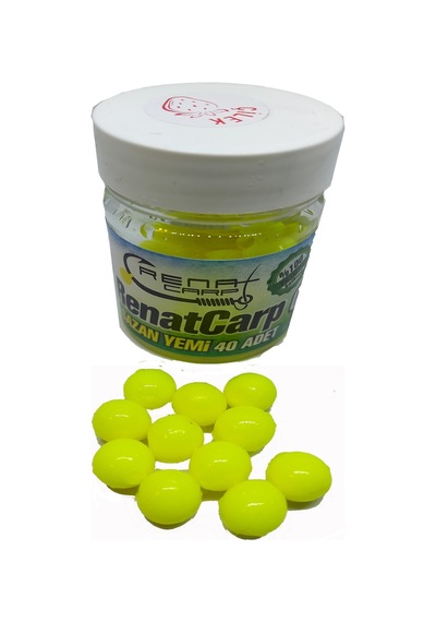 Renat Carp Çilek Kokulu 10 Mm Silikon Sazan Yemi (40 Adet)
