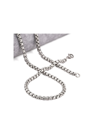 Chavin Gri 75 Cm. 2 Mm. Erkek Çelik Zincir De95 (478256002) Beyaz