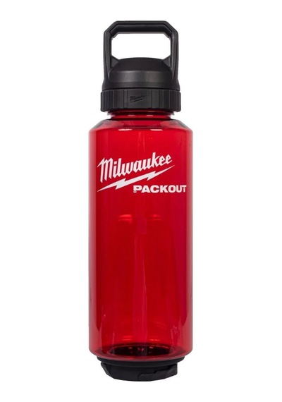 Milwaukee Packout Termos Şişe 1420 Ml Kırmızı Kapaklı 4932498638