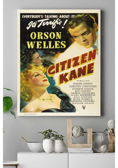 Tr Citizen Kane Film Afişi Kanvas Tablo 50 X 70