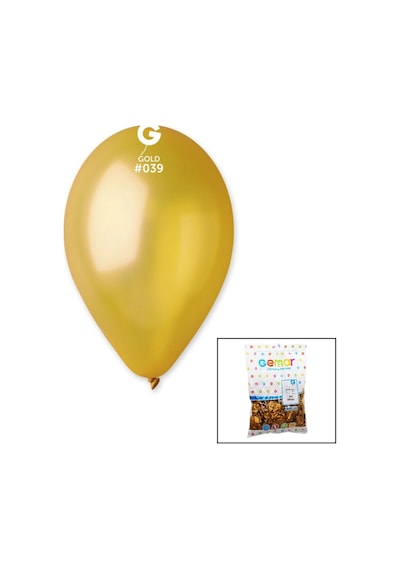 Gm-110-39 Metalik - Altın Balon 11&amp Apos &amp Apos - 28cm - 100 Parça Bx40 Diğer