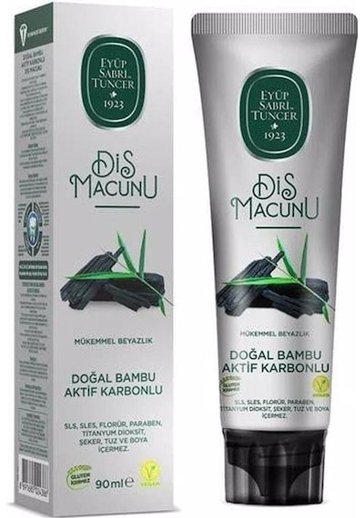 Eyüp Sabri Tuncer Doğal Bambu Aktif Karbonlu Diş Macunu 90 ML