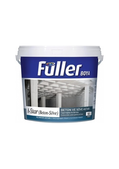 Füller A-star Brüt Beton Söve Astarı 12 Kg Açık Mavi