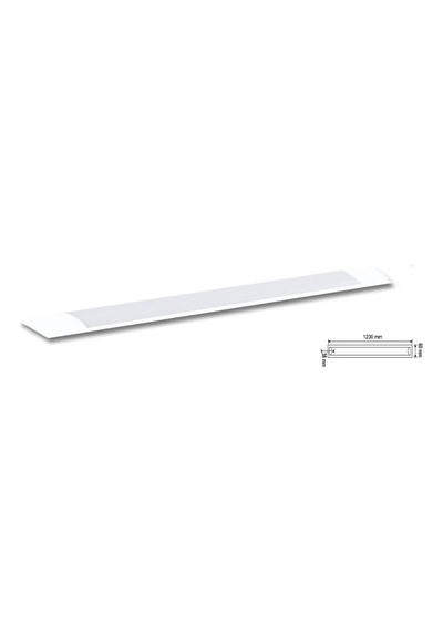 Tr 36w Beyaz Led Bant Armatür 3200k Amber Işık 2 Adet Genel