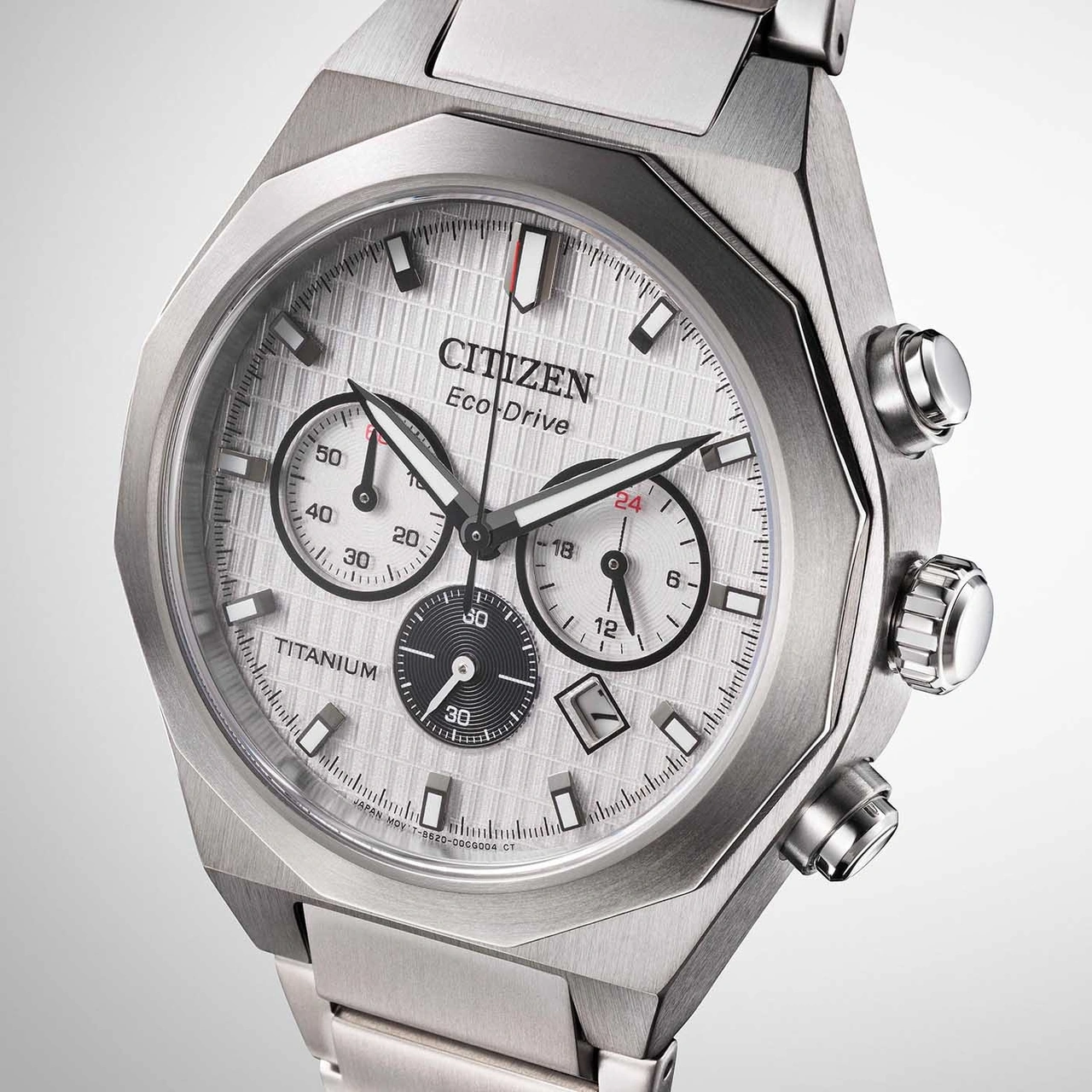 Citizen Zenshin Senkei Chrono Ca4691-59a Super Titanium Eco-drive Erkek Kol Saati Metalik