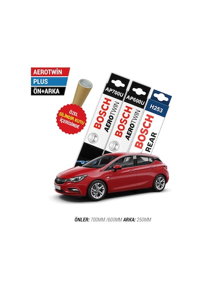 Bosch Aerotwin Opel Astra K Ön Arka Silecek Seti (2016-2021)