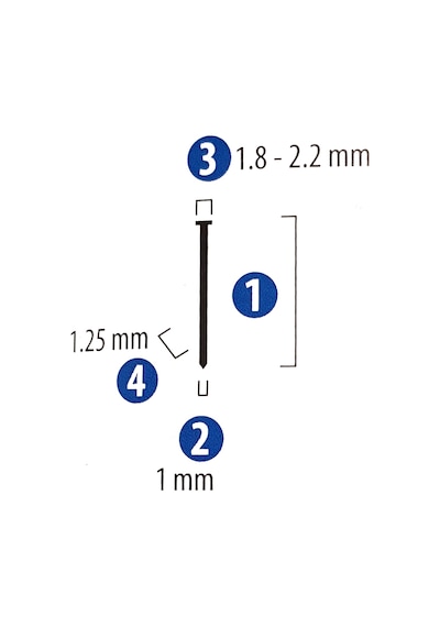 Red Hıt F30 Havalı Çivi Çakma Tabancası Başlı Çivisi 30 MM 1 Pake