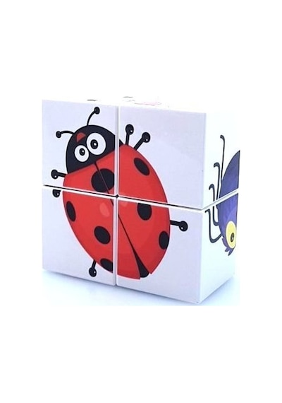 Küpss Manyetik Bloklar Puzzle Hayvanlar