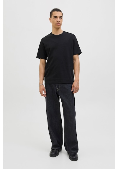 Jack & Jones Essentials Erkek Basic Tişört Kısa Kollu Regular Fit Siyah