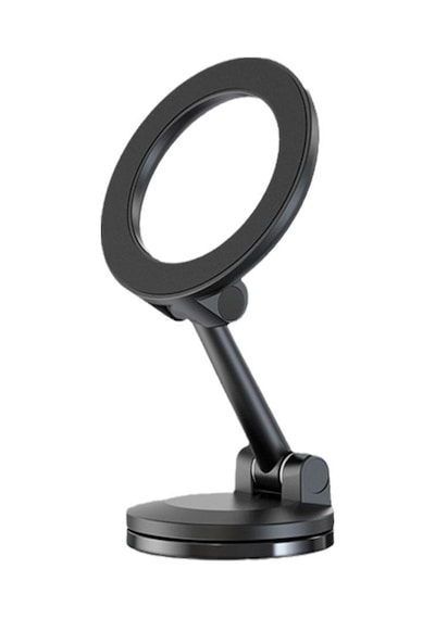 360 Dönebilen Magsafe Mıknatıslı Magnetik Stand Araç İçi Telefon Tutucu Wireless Şarj Yapmaz Siyah