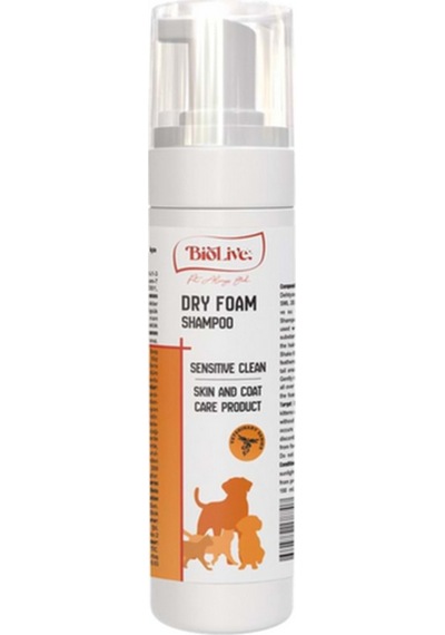Biolive Cat Dog Köpük Şampuan 200ml