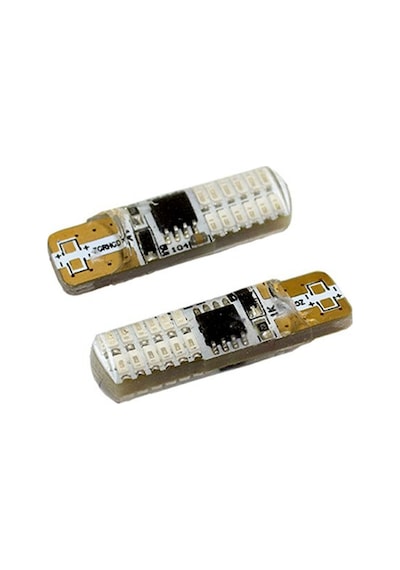 Space Led Ampul T10-12Smd Çakarlı Mavi 2'Li Set 12V / Laam630-1
