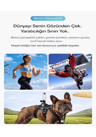 Bubitechh H88 1080p Wifi Mini Aksiyon Kamera 30m Su Geçirmez Manyetik Body Cam 120 Geniş Açı 32gb Kart Dahil Type-c Siyah