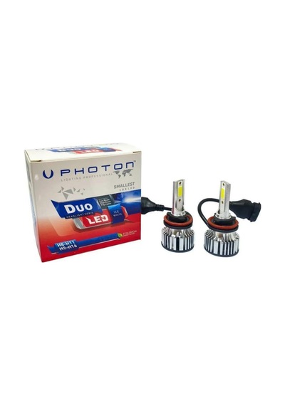 Photon Duo H8-h9-h11-h16 12-24v Şimşek Etkili Led Xenon Far Ampul