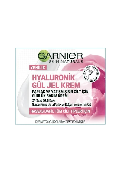 Hyaluronik Gül Jel-krem - Parlak Ve Yatışmış Bir Cilt Için Günlük Bakım Kremi