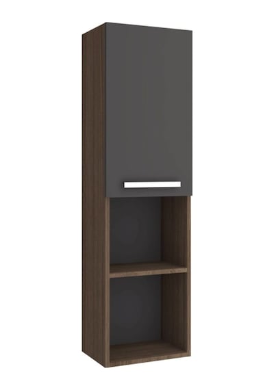 Kale Trevi 40 Cm Antrasit-ceviz Boy Dolabı Sağ Kale Trevi 40 Cm Antrasit-ceviz Boy Dolabı Sağ