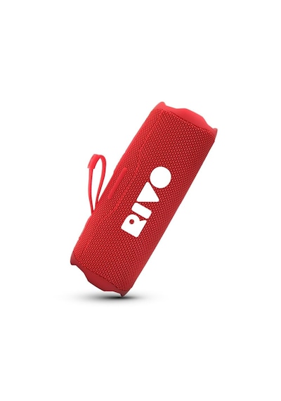 Powerway Rivo Kırmızı Taşınabilir Bluetooth Kablosuz Hoparlör 12 Saat Oynatma Çoklu Bağlantı