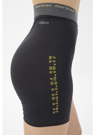 Maraton Active Slimfit Kadın Koşu Antrasit Şort 21198-antrasit