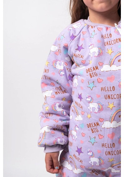 Babydonat Unicorn Desenli Çocuk Uyku Tulumu