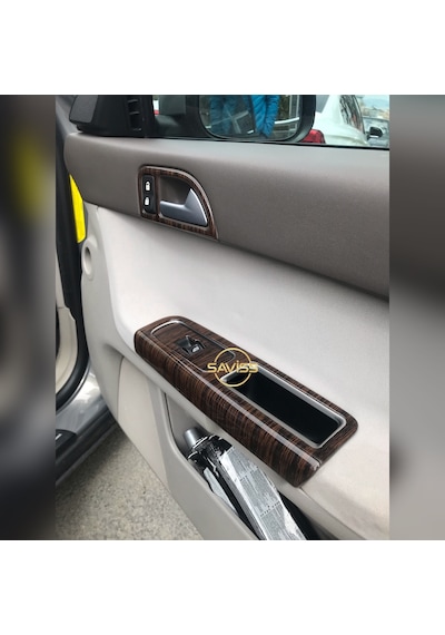 Volvo S40 Özel desen Koyu Meşe Full set,Torpido Maun Kaplama,Konsol Kaplama (Koyu Meşe)