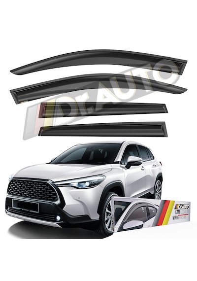 Toyota Corolla Cross Araçlar İçin Cam Rüzgarlığı 4'lü