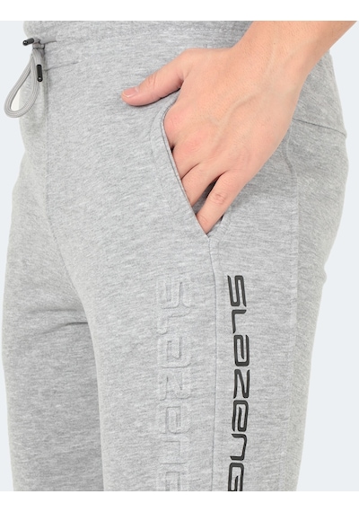 Slazenger PHILO Erkek Cepli Gri Eşofman Altı