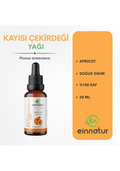Kayısı Çekirdeği Yağı 30 Ml %100 Saf Soğuk Sıkım