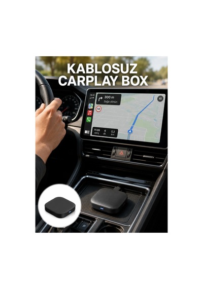 Bluetooth 5.0 Kablosuz Android Auto Araç İçi Adaptör Yeni Nesil Çok Renkli