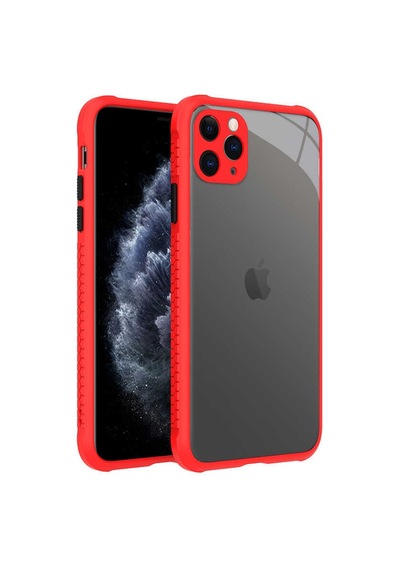 Apple Uyumlu iPhone 11 Pro Max Uyumlu Kaff Kılıf-kırmızı Kirmizi -