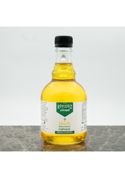 Köyceğiz Yöresel Ekincik Naturel Birinci Zeytinyağı Cam 500 ML