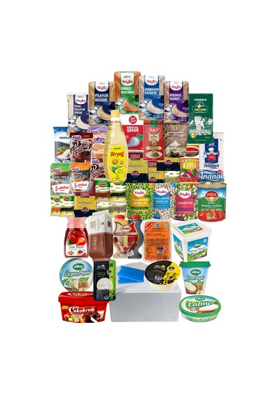 Ramazan Kolisi Erzak Paketi Kahvaltılık Sahur Paketi Mega Koli 45 Parça Ürün