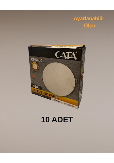 Cata Ct-5660 X Plus Led Panel 10w Günışığı - 10 Lu Paket Gün Işığı